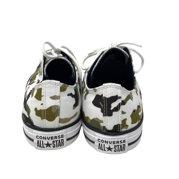 Converse Ctas OX Low Top Khaki White Canvas Men’s Size Sneakers Custom 166177F - Picture 7 of 10